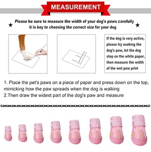 Pink Pet Booties, size 2, New - Picture 3 of 4